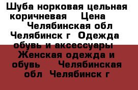 Шуба норковая цельная (коричневая) › Цена ­ 6 000 - Челябинская обл., Челябинск г. Одежда, обувь и аксессуары » Женская одежда и обувь   . Челябинская обл.,Челябинск г.